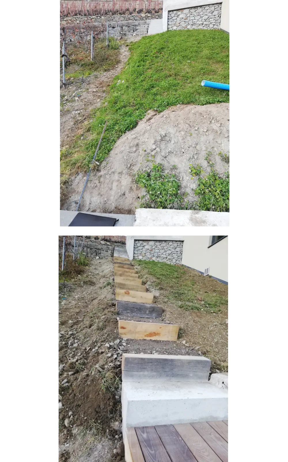 Avant-après escaliers