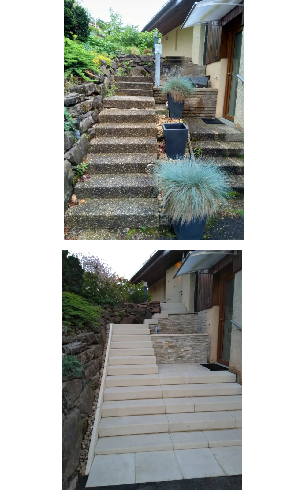 Avant-après escaliers